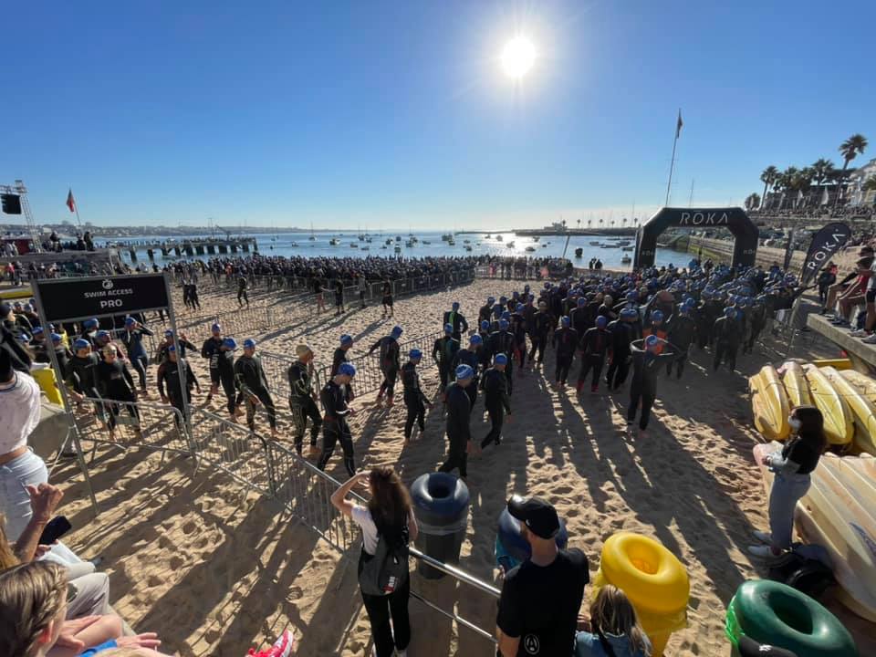 Paul Savage Dundalk in action for Cairlinn Triathlon Club at Ironman Portugal