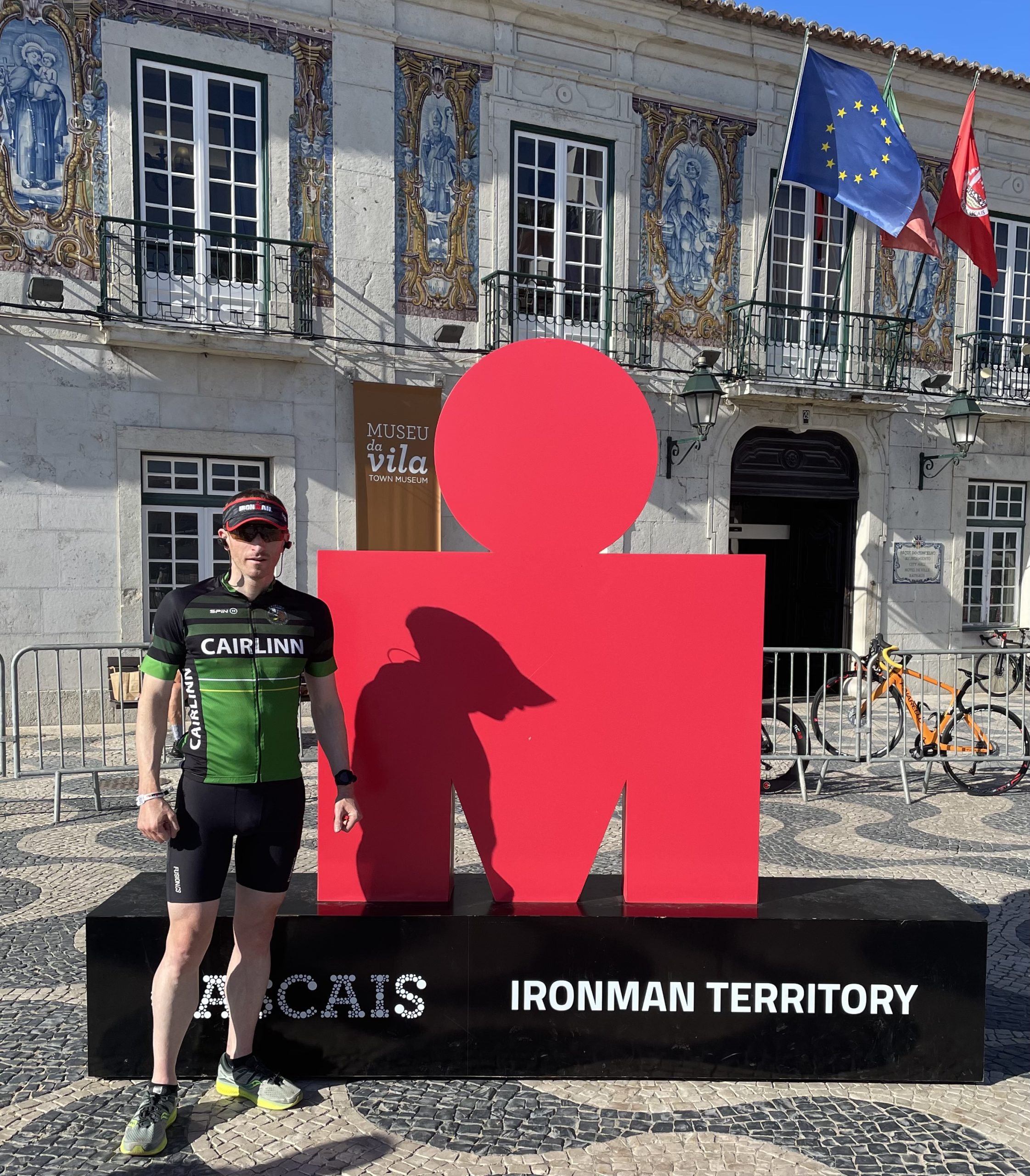 Paul Savage Dundalk in action for Cairlinn Triathlon Club at Ironman Portugal