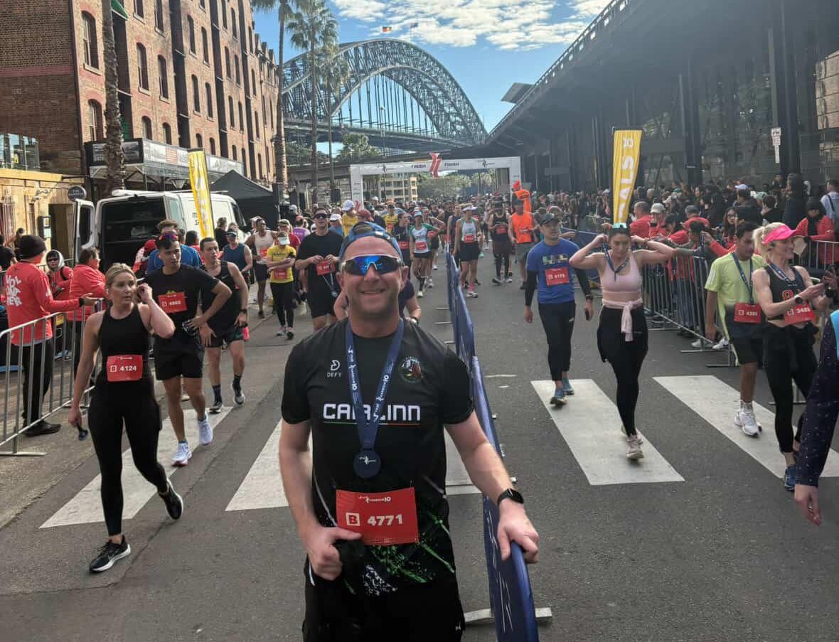 Mickey Maguire at the Sydney Harbour 10k
